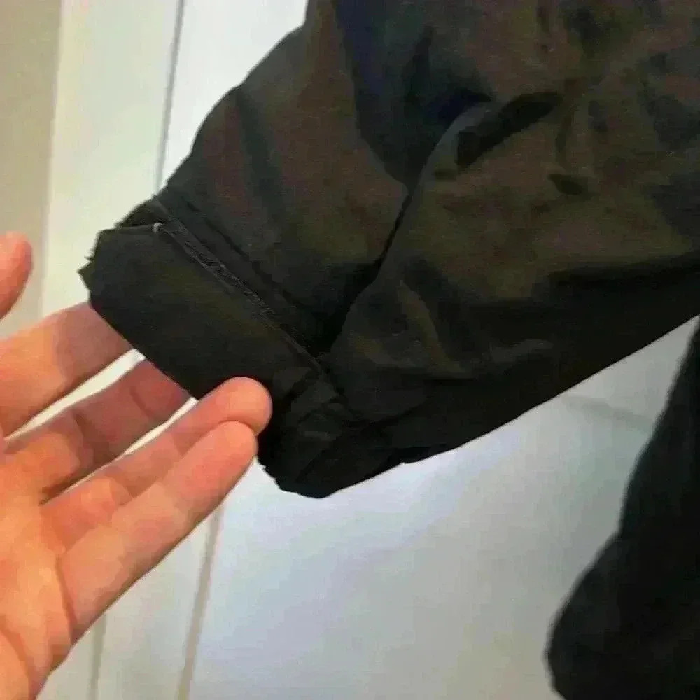 Eddie Bauer Black Zip up Jacket pockets size: Medium - Picture 7 of 9